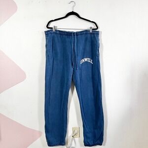 Call Her Daddy‎ Blue Sweatpants XL Unwell Graphic Fleece Joggers